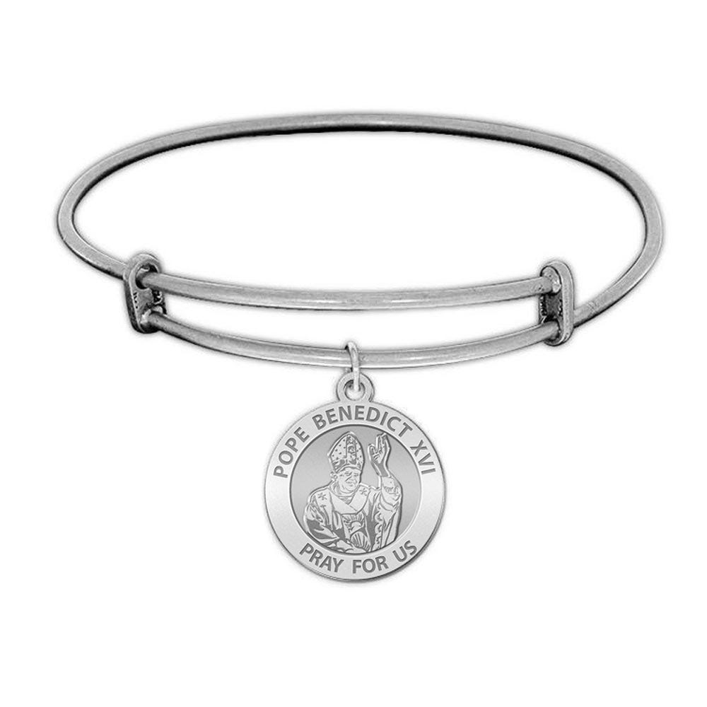 Pope Benedict Xvi Expandable Embossed Bracelet