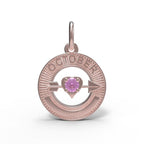 October Love Birthstone Charm