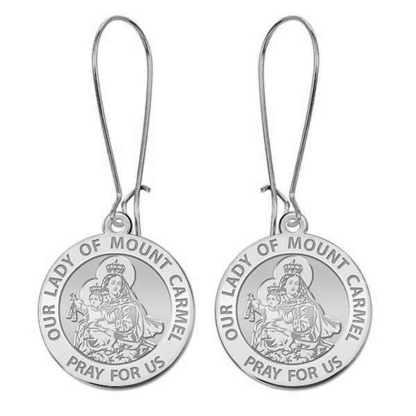 Our Lady of Mount Carmel Earrings