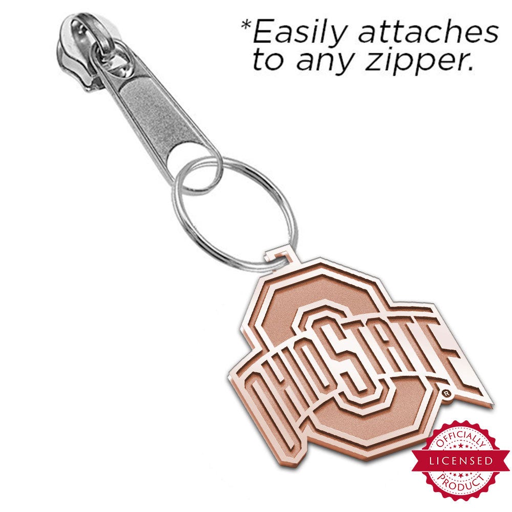 Ohio State University Logo Zipper Pull