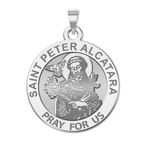 Saint Peter Alcatara Round Medal