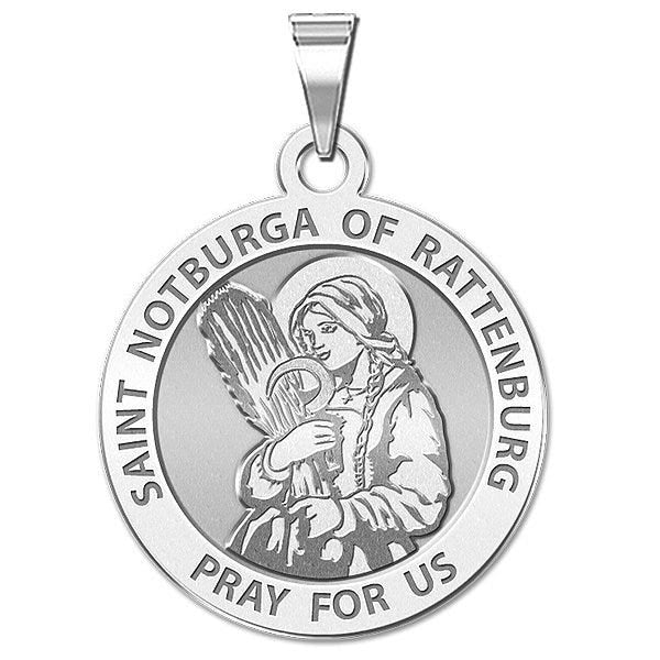 Saint Notburga Of Rattenburg Religious Medal