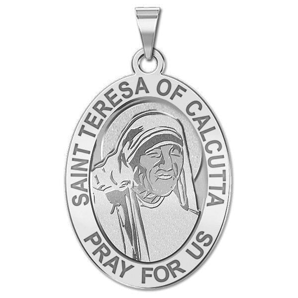 Saint Teresa Of Calcutta - Oval Religious Medal