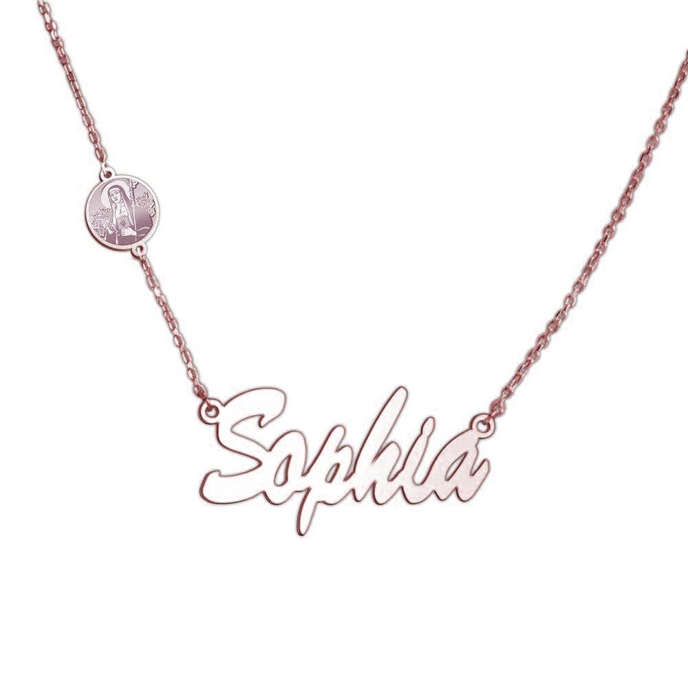 Saint Margaret Mary Custom Name Necklace