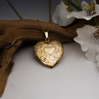 Floral Heart 4 Photo Locket