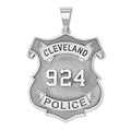 Personalized Police Shield Ohio Badge with Your Department and Number