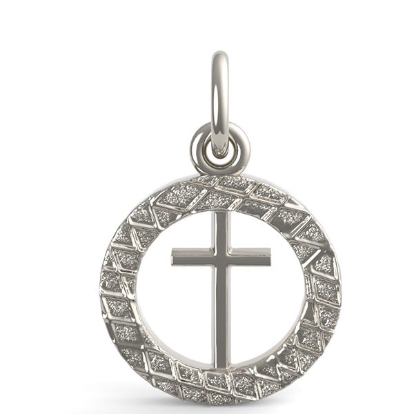 Diamond Cut Border Cross
