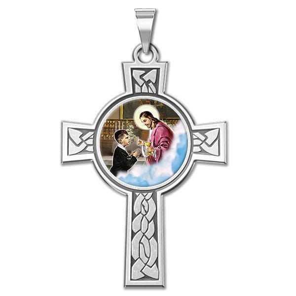First Holy Communion Cross Medal