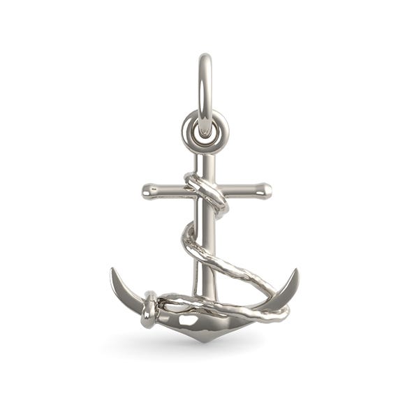 Rope Circle Anchor Charm