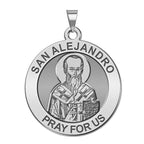 San Alejandro Round Religious Medal
