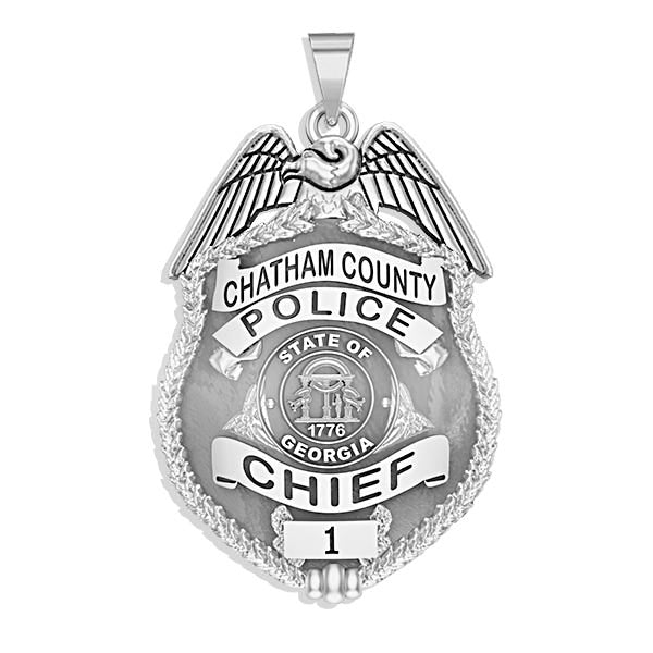 Personalized Georgia Police Badge with Your Name, Rank, Number & Department