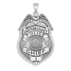 Personalized Georgia Police Badge with Your Name, Rank, Number & Department