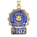 Personalized EMT Badge with Your Number & State or City
