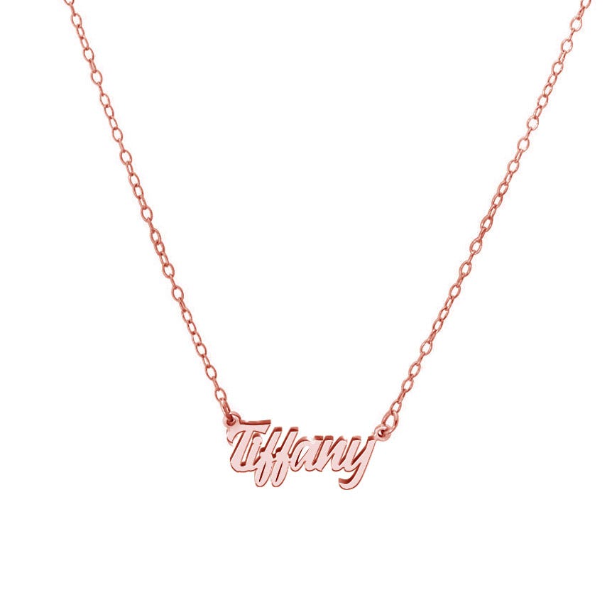 Petite Script Name Necklace