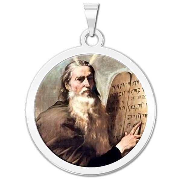 Moses Religious Medal "Color
