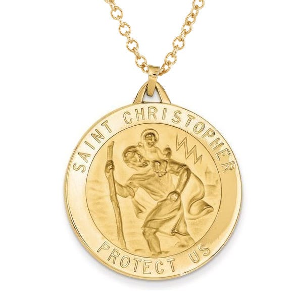 Saint Christopher Religious Medal