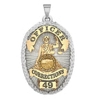Personalized Alaska Corrections Badge with Your Rank and Number