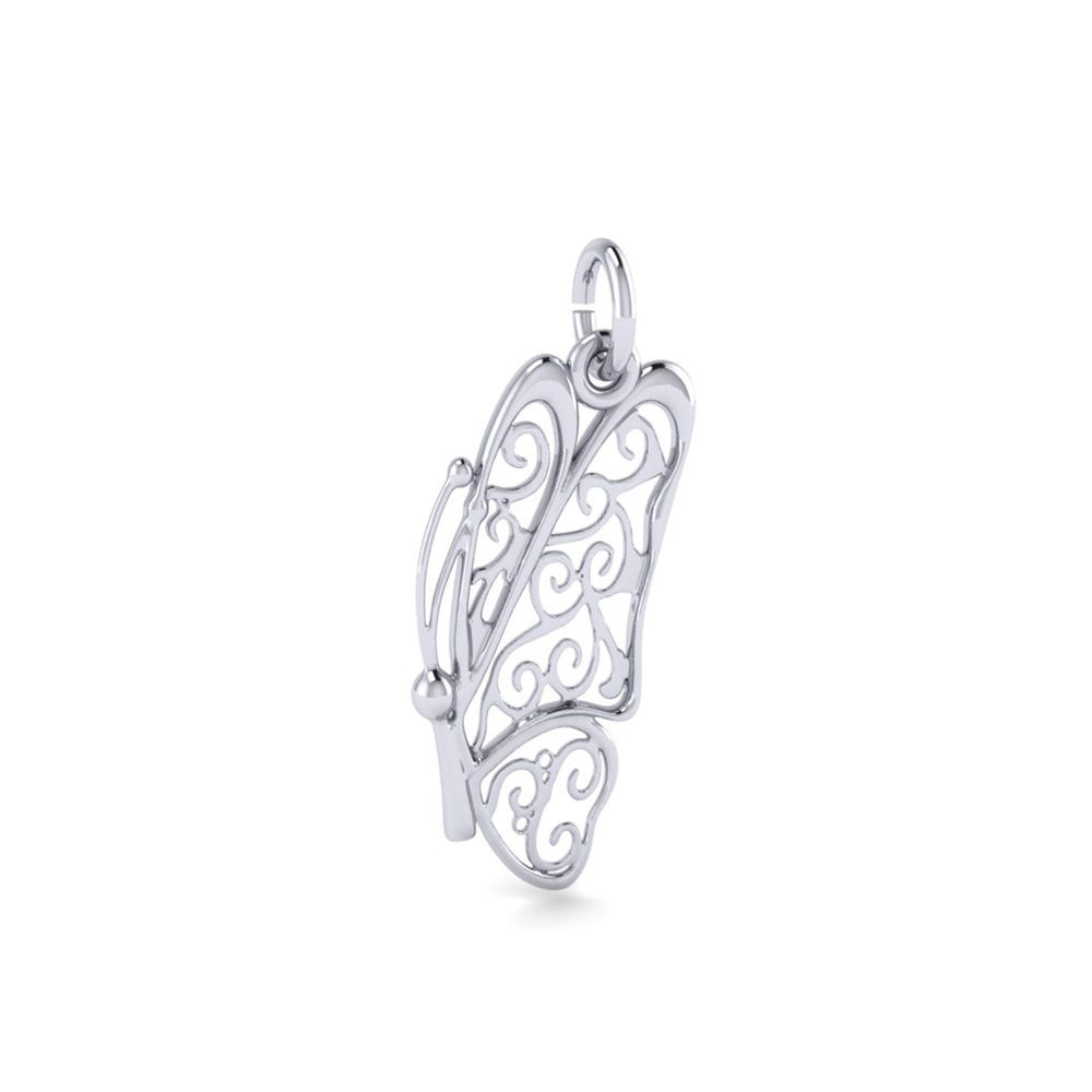 Filigree Butterfly Charm