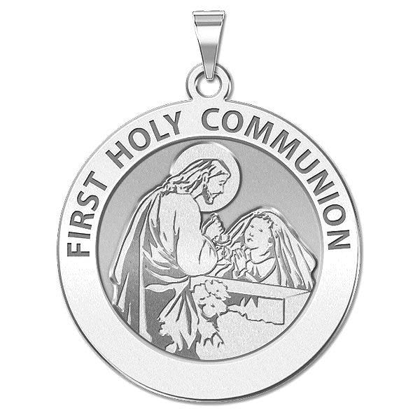 First Holy Communion Religious Medal For A Girl
