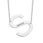 Big Initial Name Necklace