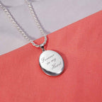 Forever In My Heart Oval Photo Locket