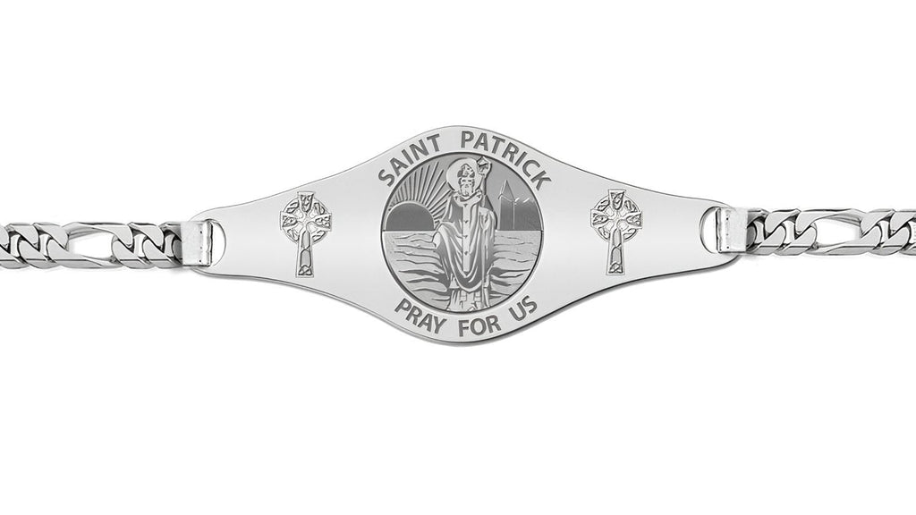 Saint Patrick Bracelet With Celtic Crosses
