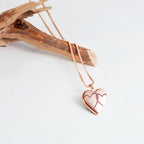 "Interlocking Hearts" Heart Locket