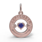 September Love Birthstone Charm