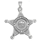 Personalized South Dakota Sheriff Badge with Rank, Number & Dept.