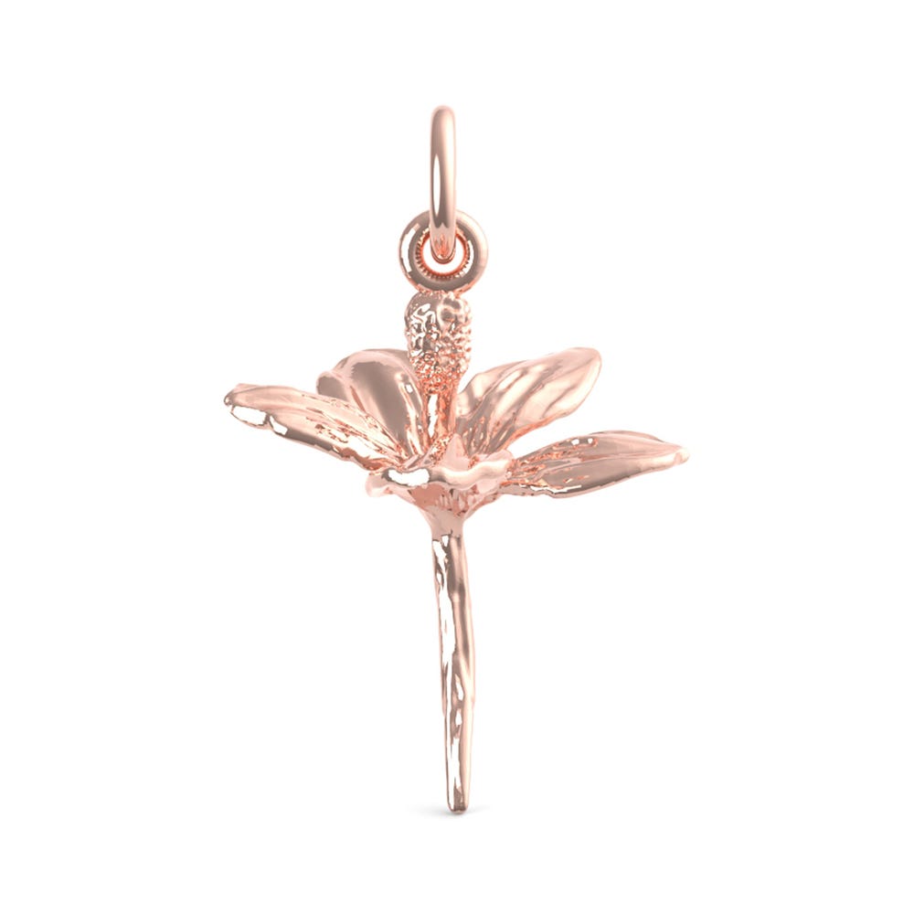Hibiscus Flower Charm