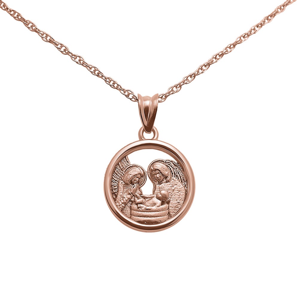 14K Baptism Pendant