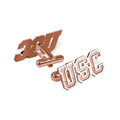 Pair of Usc Block Cufflinks