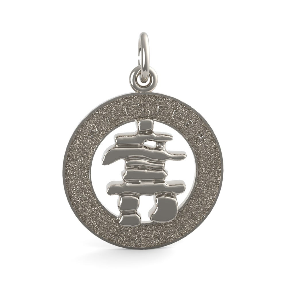 Whistler Inukshuk Ring Charm