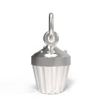 Cupcake White Charm