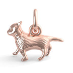 Walking Cat Accent Charm