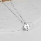 Cross Heart Photo Locket