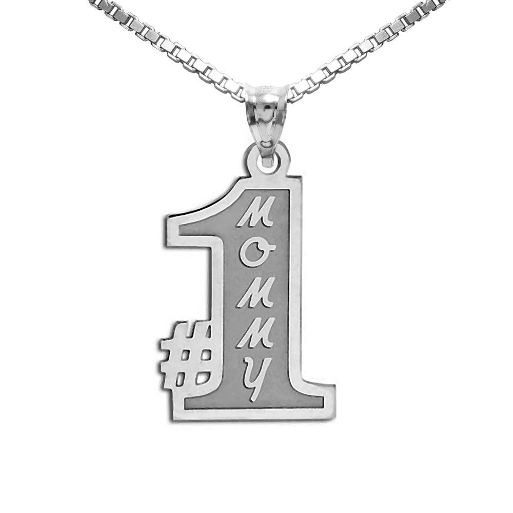 #1 Mommy Pendant or Charm