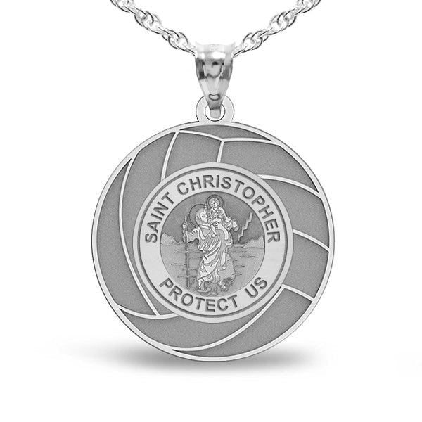 Saint Christopher Volleyball Medal