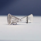 Personalized Cheerleader Megaphone Earrings
