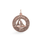 Annapolis Md Sailboat Ring Charm(Style 5159)