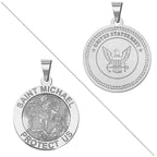 Saint Michael Doubledside Navy Religious Medal