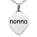 Nonna Heart Shaped Charm