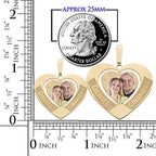 Heart Pendant with 2 Names