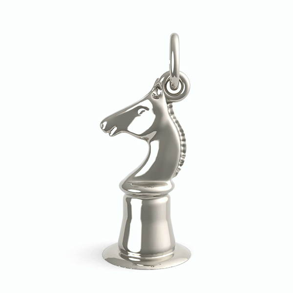 Chess Knight Charm