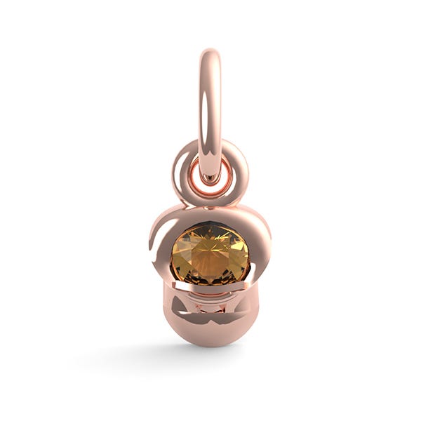 November Baby Shoe Charm