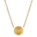 Miraculous Medal Pendant With 18 Inch Chain