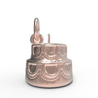 Hollow Two-Tier Cake with Candle Charm