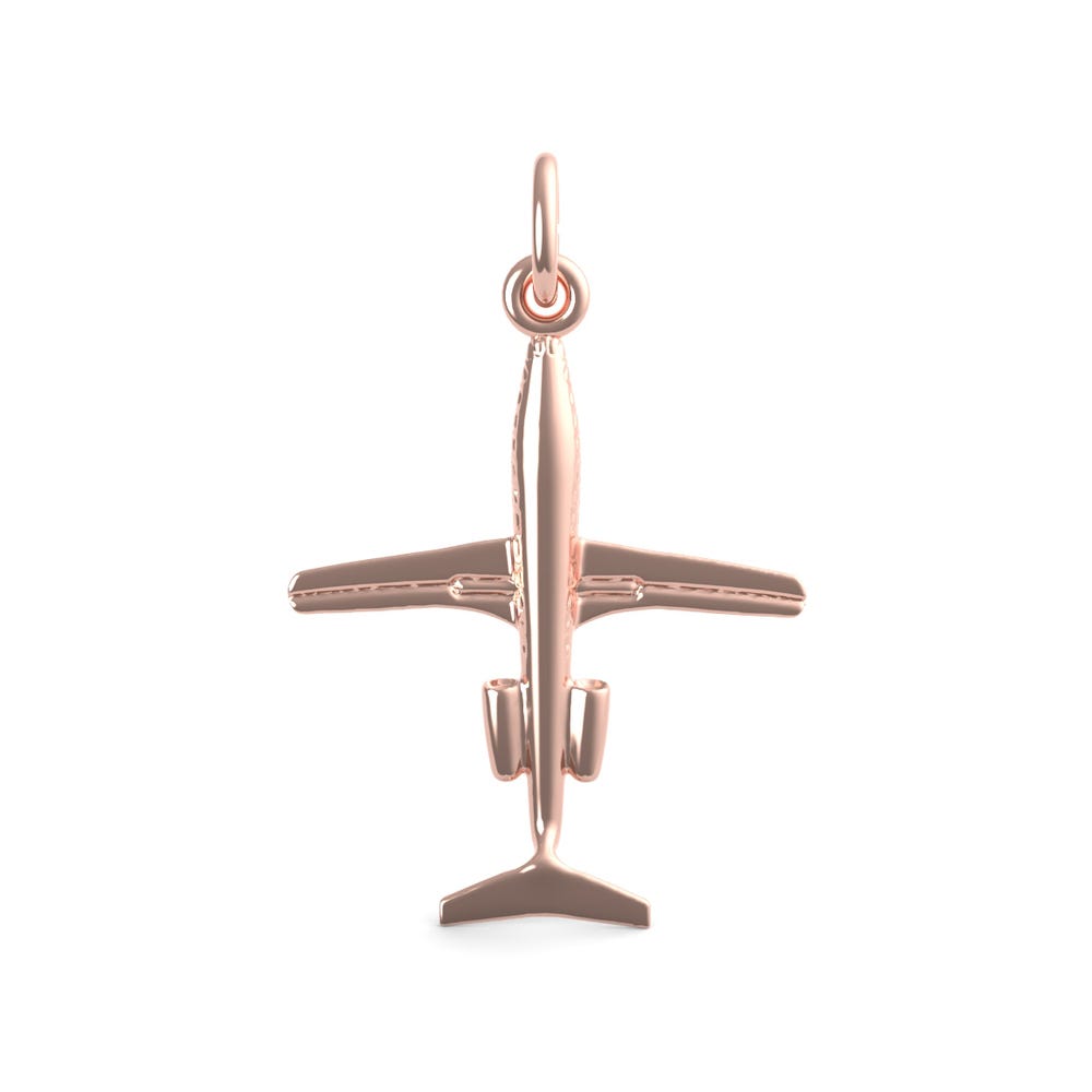 Large Airplane Charm