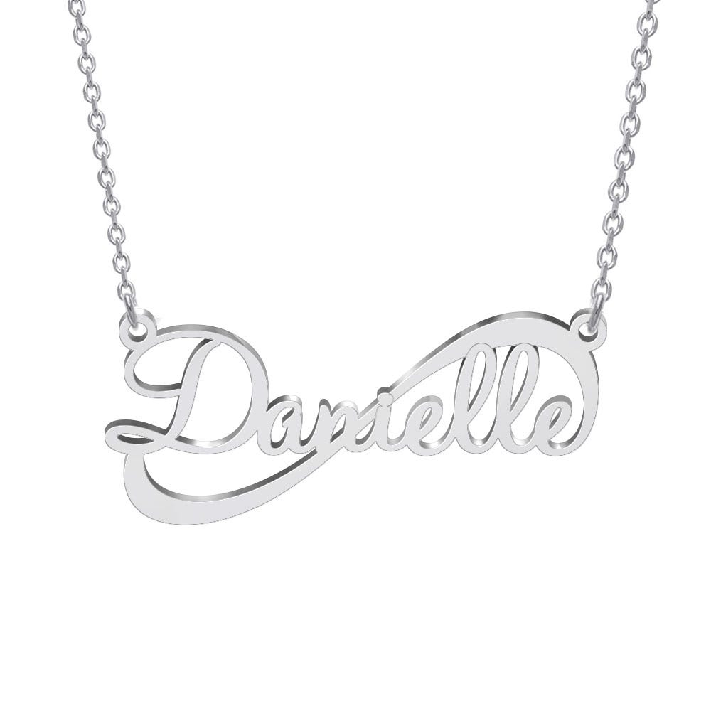 Personalized Infinity Script Name Necklace