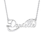 Personalized Infinity Script Name Necklace